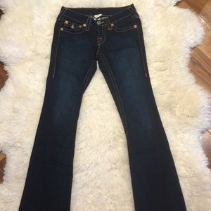 True Religion Dark Wash Flare Jeans